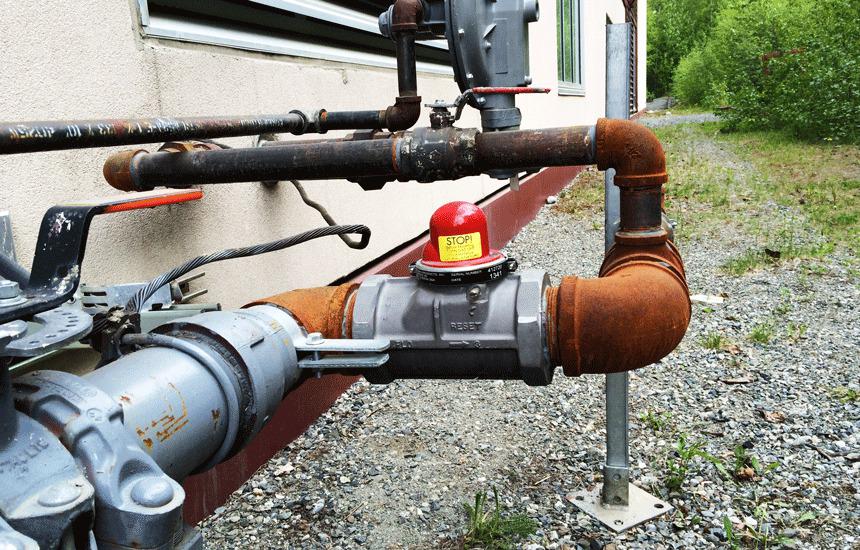 earthquake gas valve