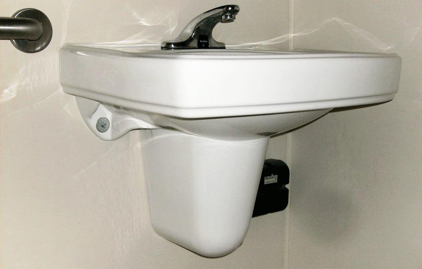 commercial wall hung lavatory
