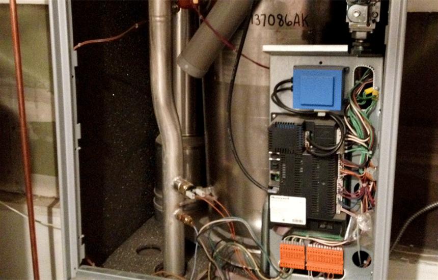condensing boiler controls